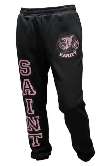 BLACK & PINK VARSITY SWEATS