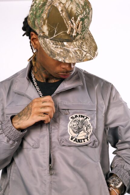 SAINT VANITY™ CARGO NYLON SET – GREY